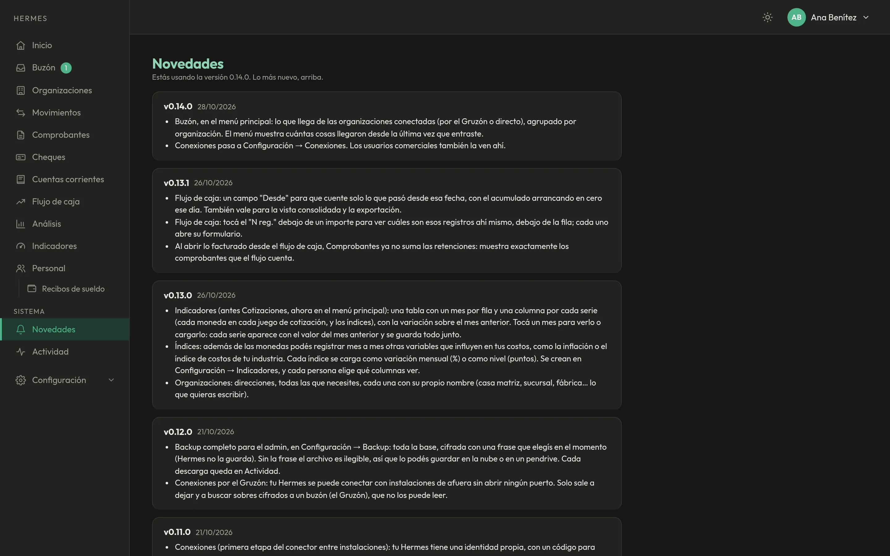 Novedades